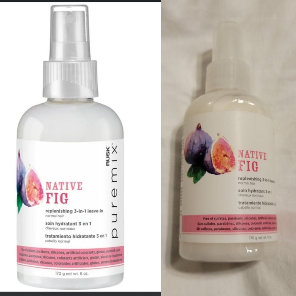 RUSK 3 in 1 NATIVE FIG REPLENISHING LEAVE IN pure mix TREATMENT 6 oz large NEW